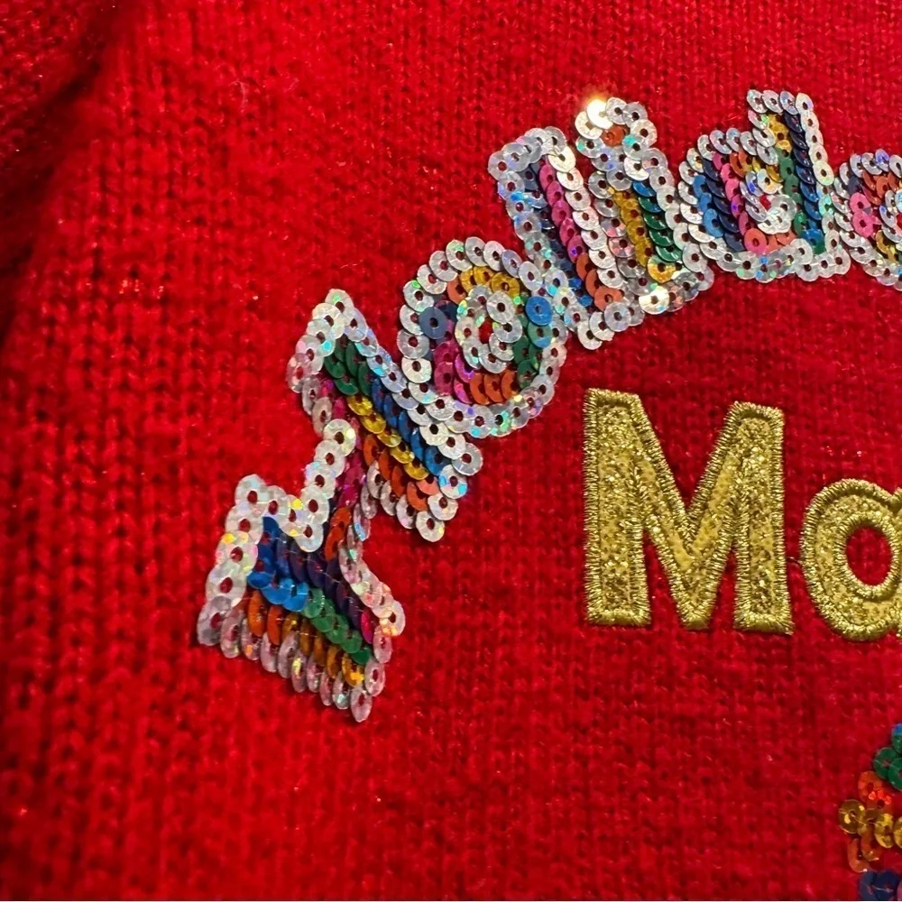 Nordstrom Margaux and Lexi Girls Holiday Magic Unicorn Pegasus Sweater Christmas